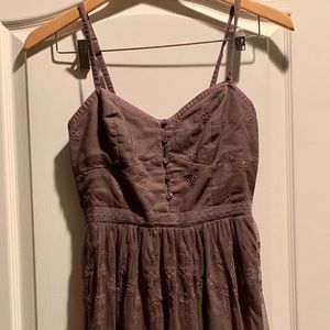 Cute brown summer dress